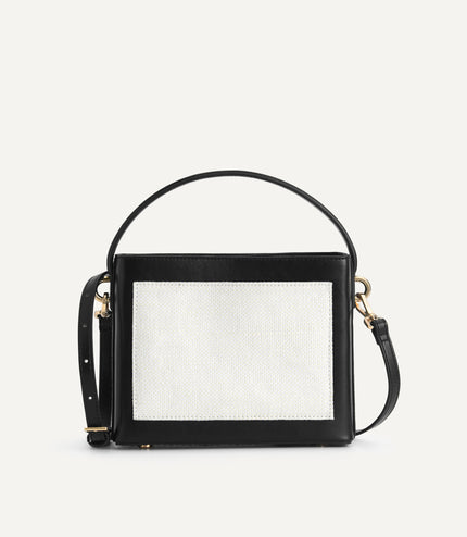 Boxy Top Handle with Braided Strap