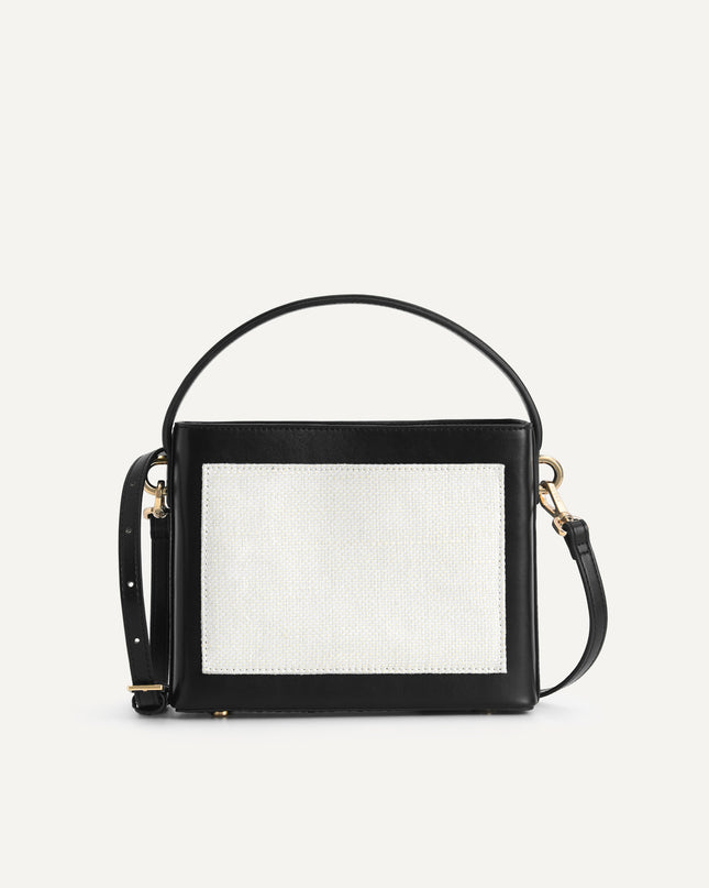 Boxy Top Handle with Braided Strap