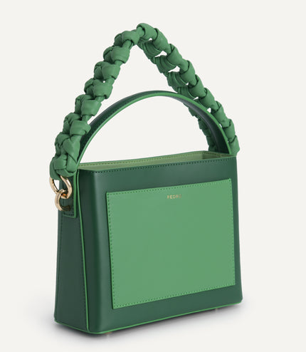 Boxy Top Handle with Braided Strap