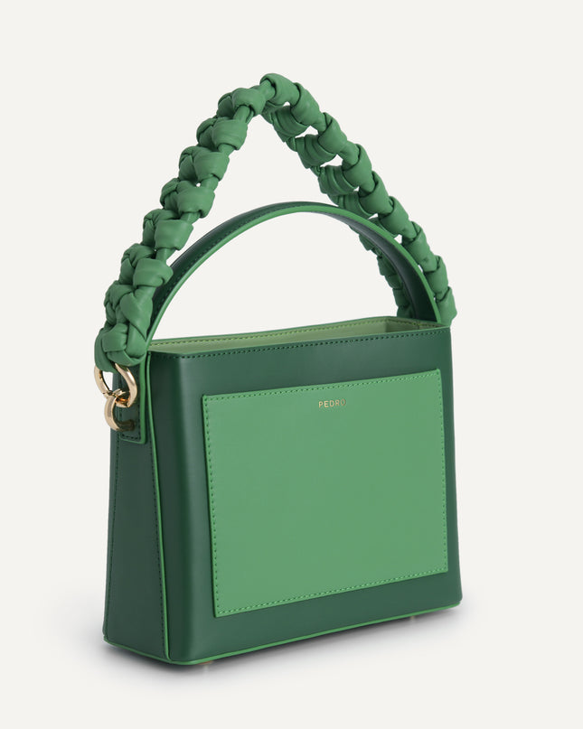 Boxy Top Handle with Braided Strap