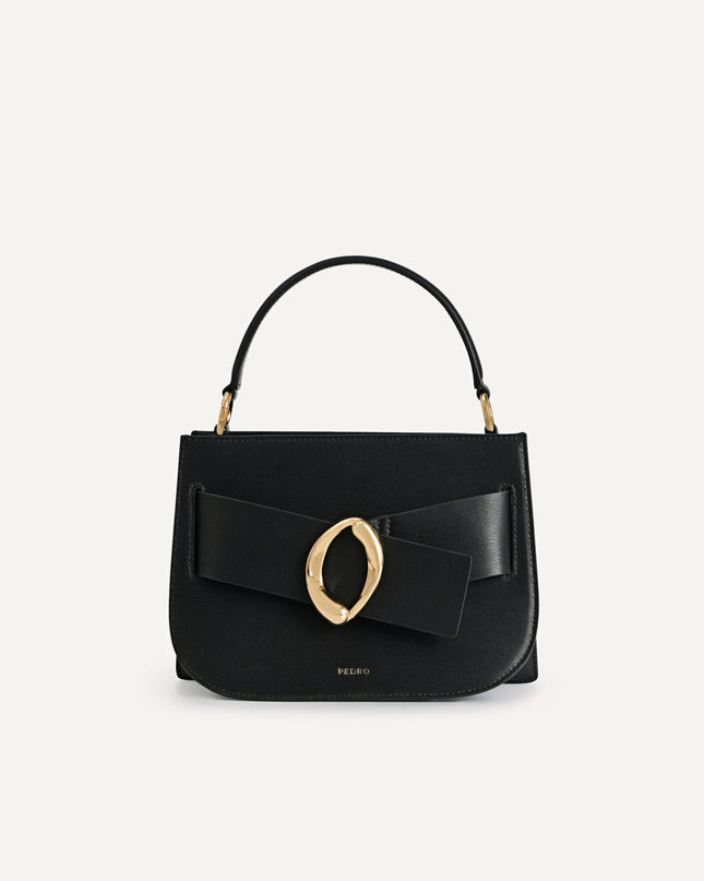 Leather Top Handle Bag