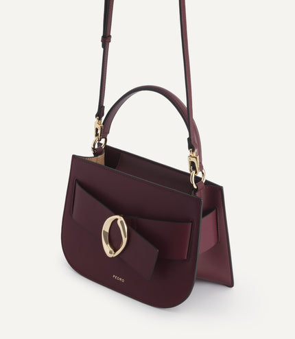 Leather Top Handle Bag