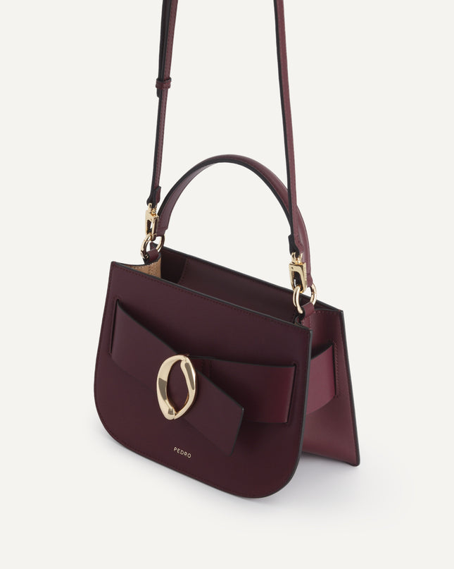 Leather Top Handle Bag