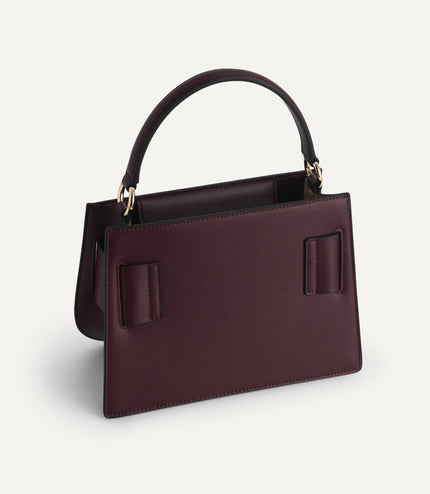 Leather Top Handle Bag