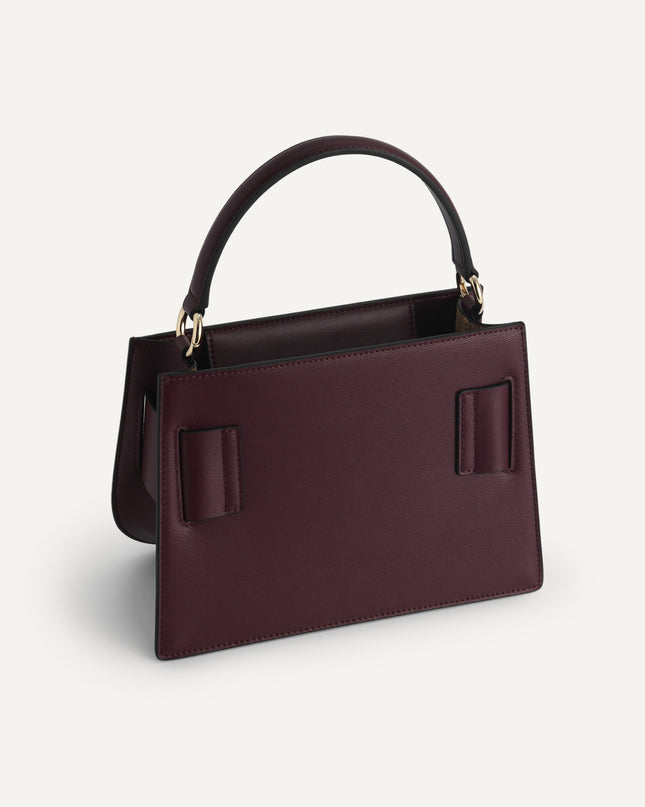 Leather Top Handle Bag