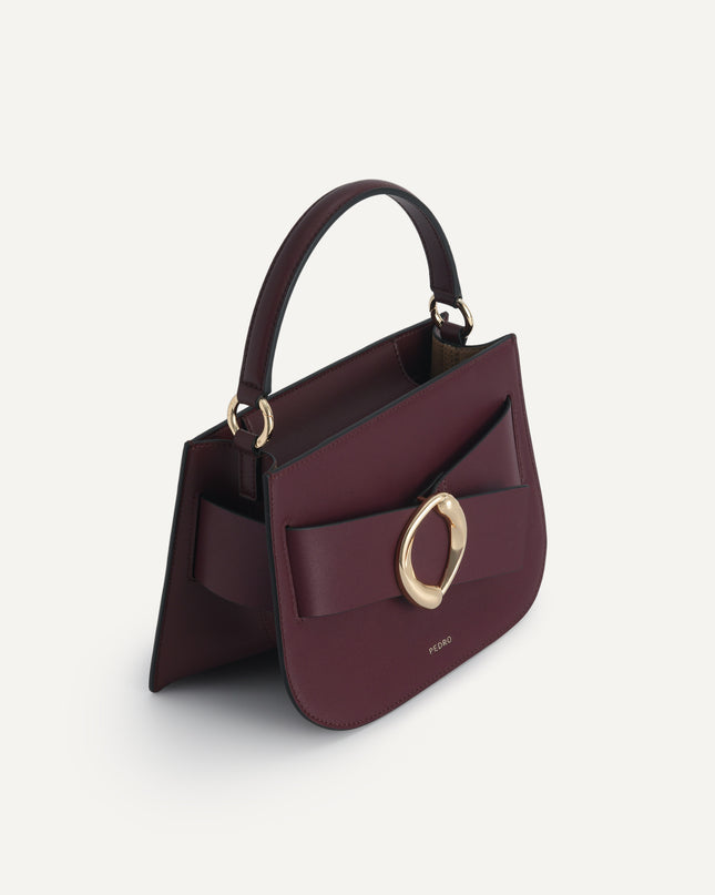 Leather Top Handle Bag