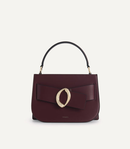 Leather Top Handle Bag
