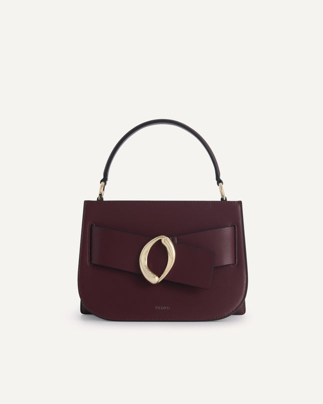 Leather Top Handle Bag