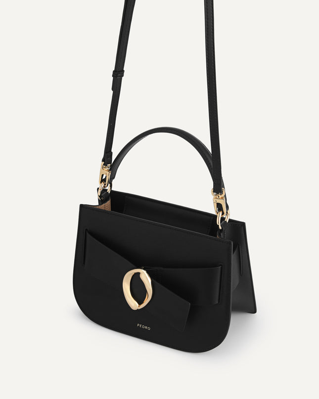 Leather Top Handle Bag