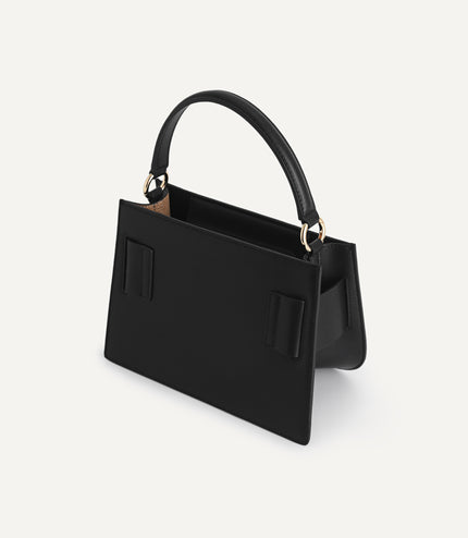 Leather Top Handle Bag