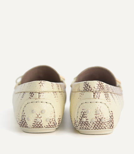 Leather Bow Moccasins