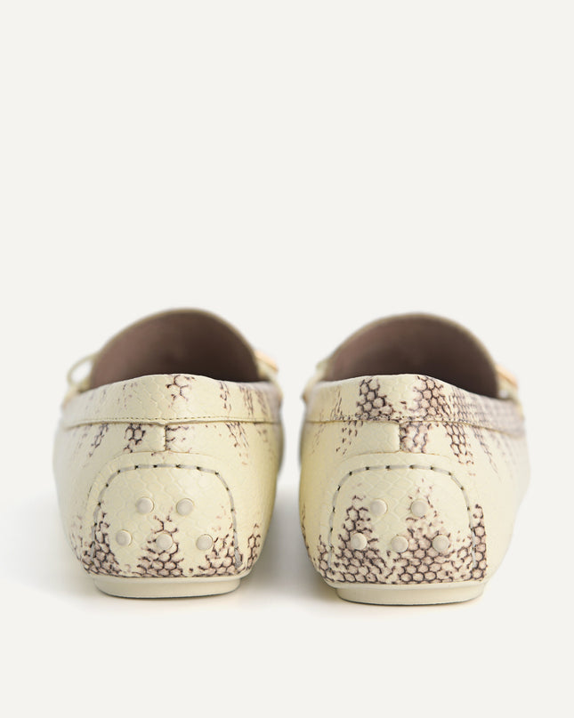 Leather Bow Moccasins