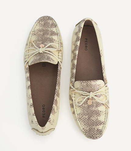 Leather Bow Moccasins