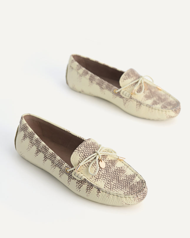 Leather Bow Moccasins