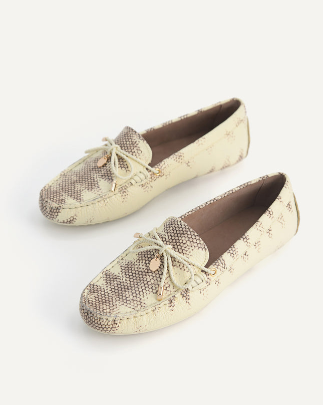 Leather Bow Moccasins