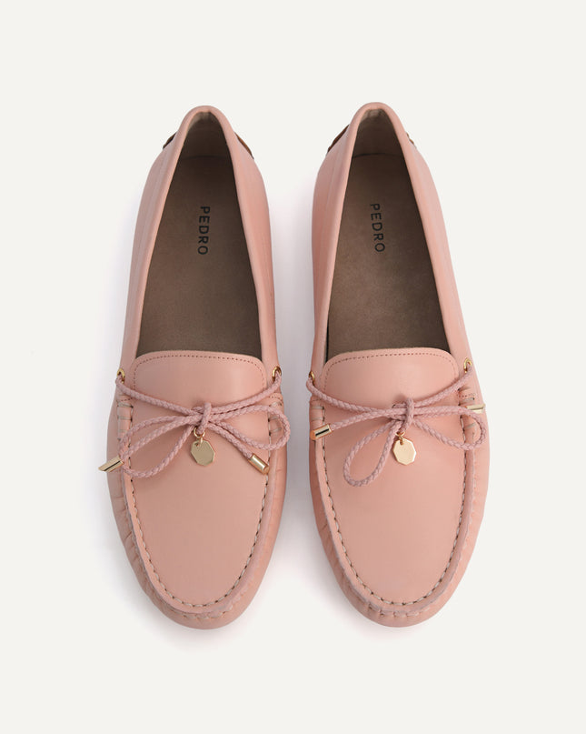 Leather Bow Moccasins
