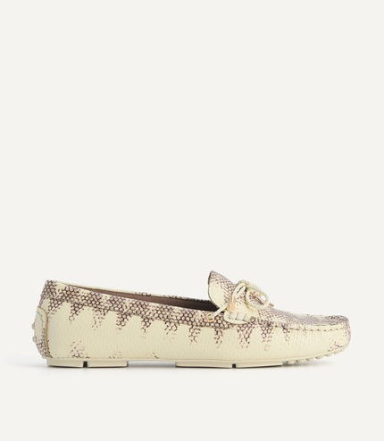 Leather Bow Moccasins