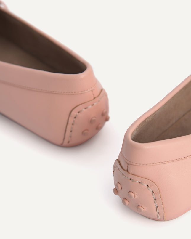 Leather Bow Moccasins
