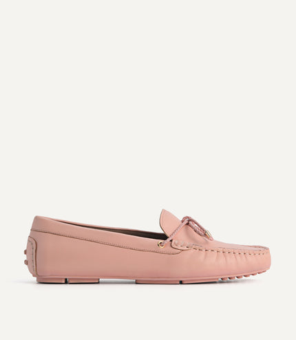 Leather Bow Moccasins