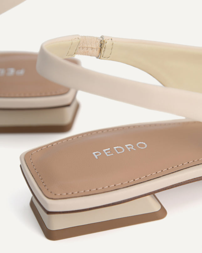 Ruched Slingback Flats