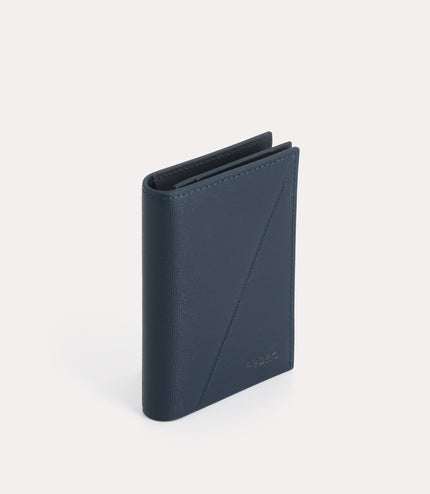 Textured Leather Bi-Fold Cardholder