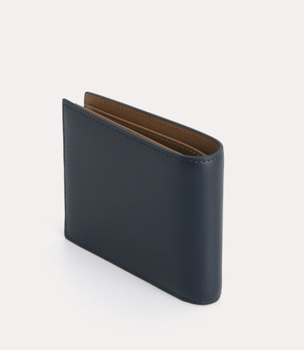 Leather Bi-Fold Wallet With Flip