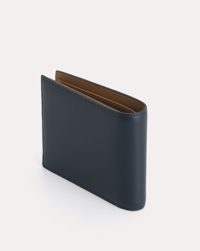 Leather Bi-Fold Wallet With Flip