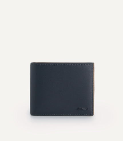 Leather Bi-Fold Wallet With Flip