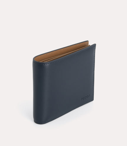Leather Bi-Fold Wallet With Flip