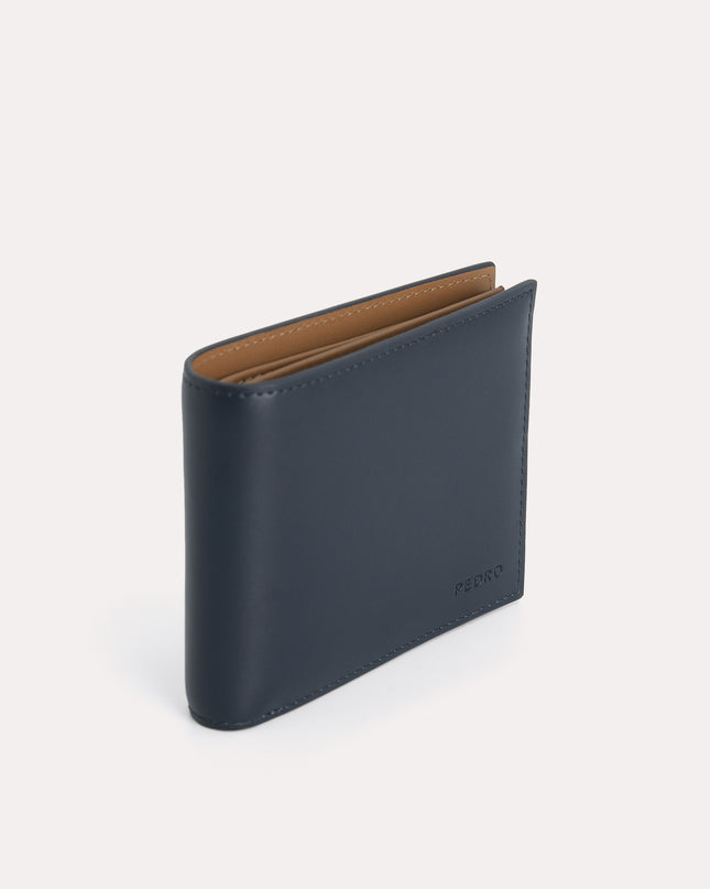 Leather Bi-Fold Wallet With Flip