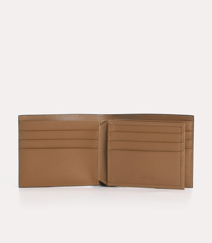Leather Bi-Fold Wallet With Flip