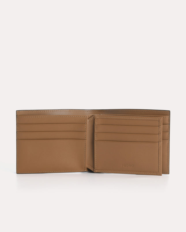 Leather Bi-Fold Wallet With Flip