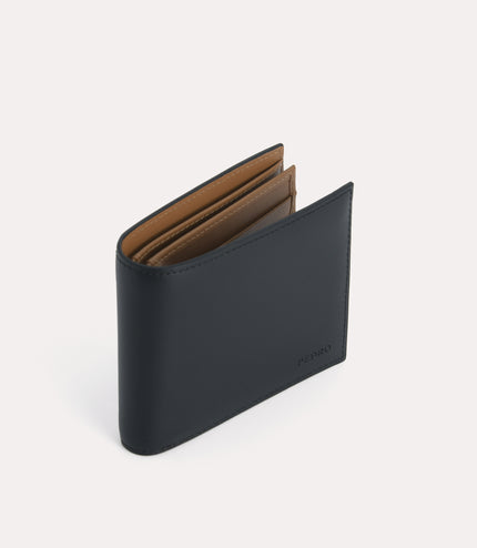 Leather Bi-Fold Wallet With Flip
