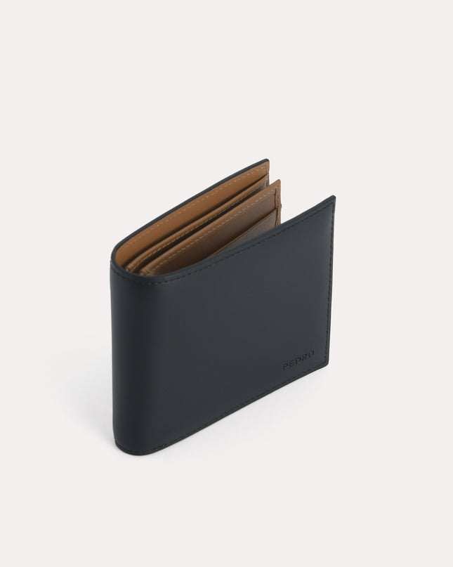 Leather Bi-Fold Wallet With Flip