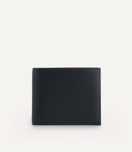 Leather Bi-Fold Wallet With Flip