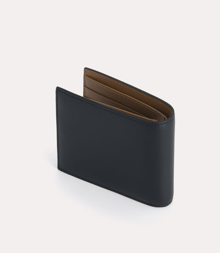 Leather Bi-Fold Wallet With Flip