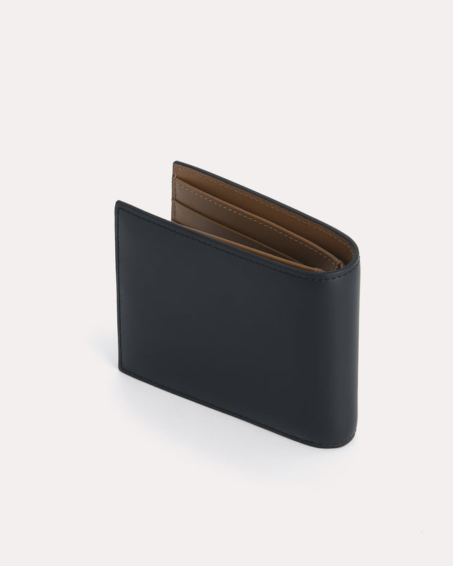 Leather Bi-Fold Wallet With Flip
