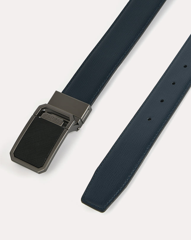 Reversible Leather Tang Belt