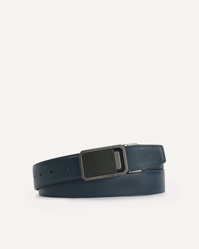 Reversible Leather Tang Belt