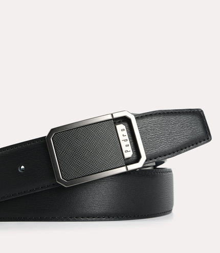 Reversible Leather Tang Belt