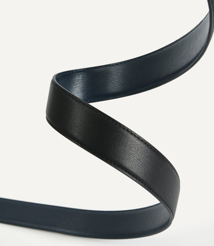 Reversible Leather Tang Belt