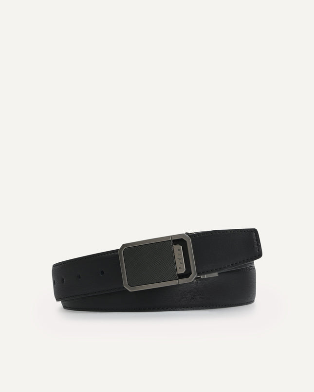 Reversible Leather Tang Belt