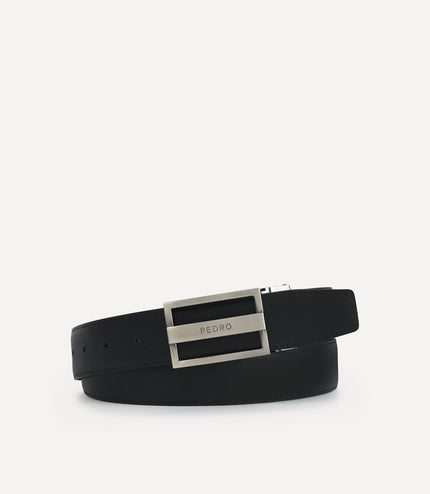 Reversible Leather Tang Belt