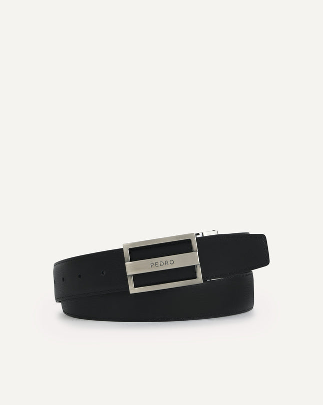 Reversible Leather Tang Belt