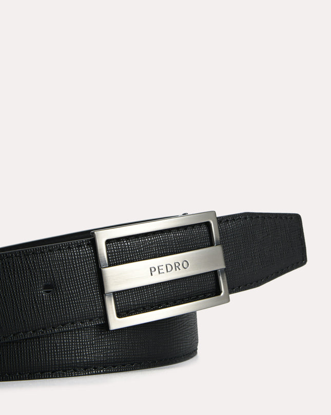 Reversible Leather Tang Belt