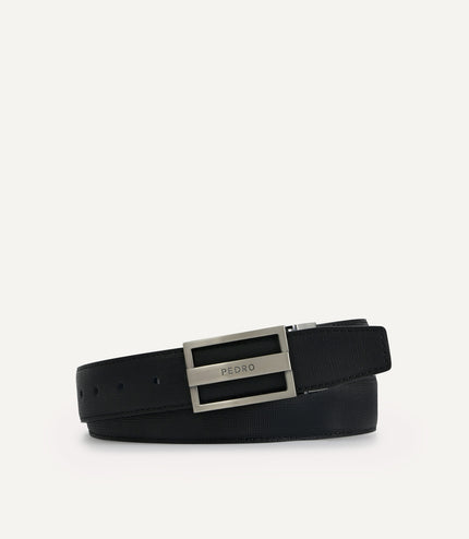 Reversible Leather Tang Belt