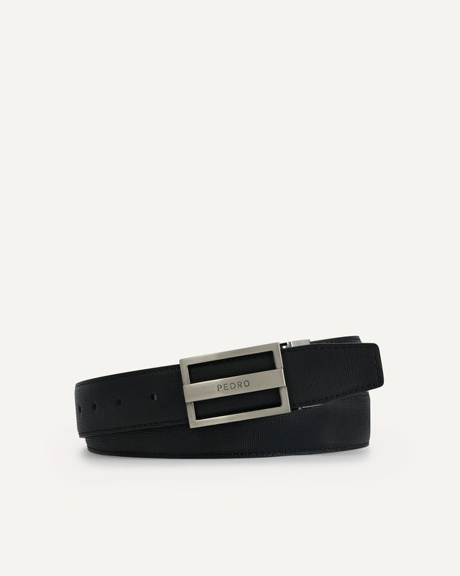 Reversible Leather Tang Belt