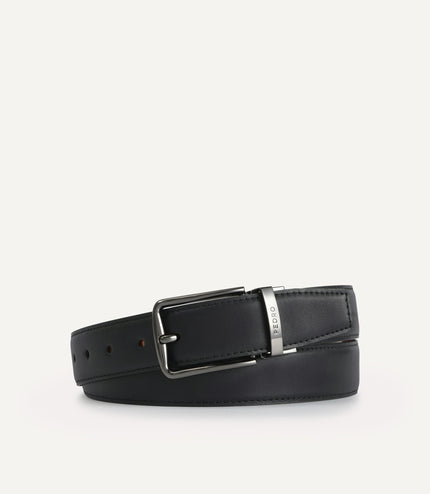 Reversible Leather Pin Belt