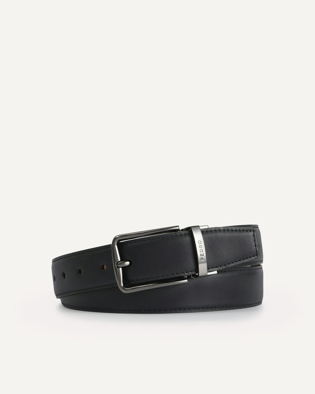 Reversible Leather Pin Belt