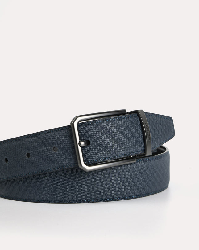 Reversible Leather Pin Belt